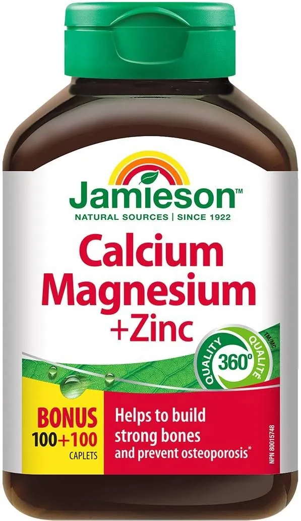Jamieson Calcium Magnesium Zinc за вегани